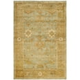 thumbnail image 1 of SAFAVIEH Oushak Manuel Floral Bordered Wool Area Rug, Dark Green/Brown, 4' x 6', 1 of 3