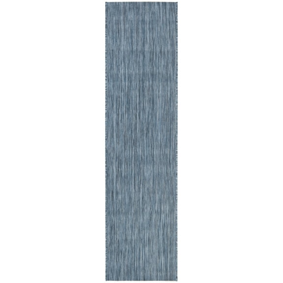 SAFAVIEH Outdoor BHS218M Beach House Collection Blue Rug