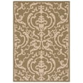 thumbnail image 1 of Safavieh Courtyard Dara Damask Indoor/Outdoor Area Rug, Olive/Natural, 5'3" x 7'7", 1 of 11