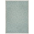 thumbnail image 1 of SAFAVIEH Outdoor CY8499-37121 Courtyard Aqua / Grey Rug, 1 of 4