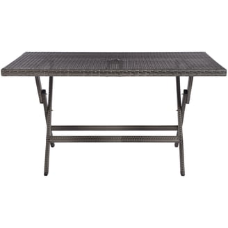 Foot Folding Table Black