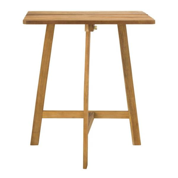 Natural Teak Wood Rectangular Balcony Table