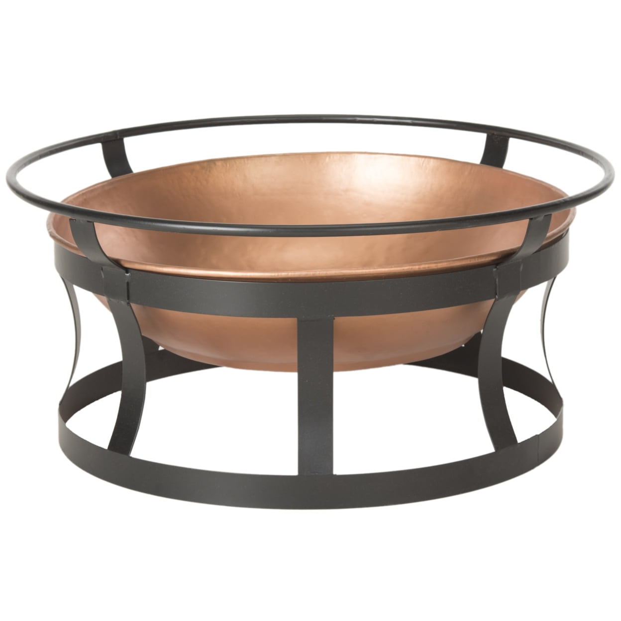 Safavieh Bonaire 30" Copper/Black Finish Iron Fire Pit