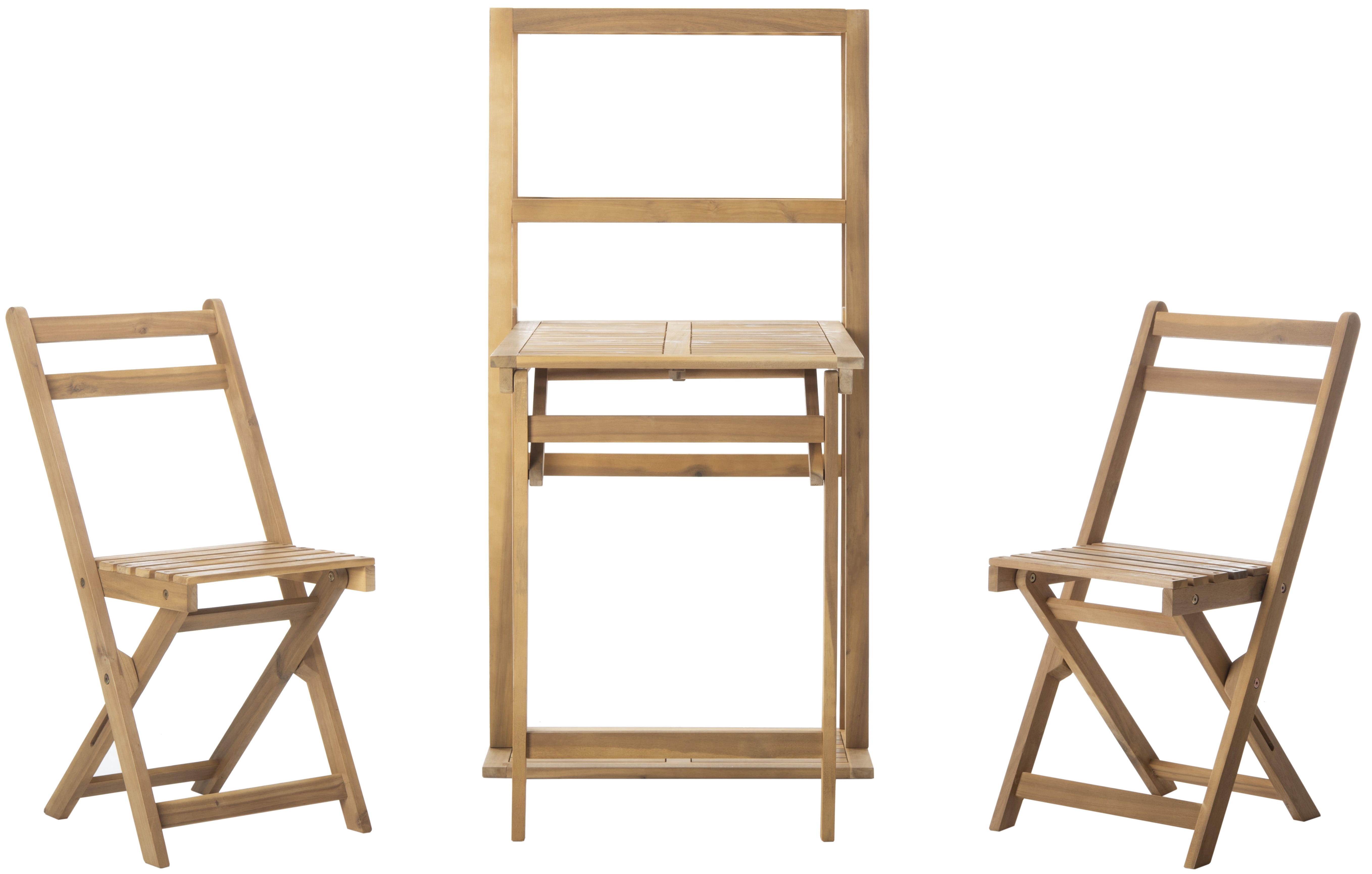 Safavieh Adult 1 Wood Outdoor Dining Sets with Chair, Table, Natural