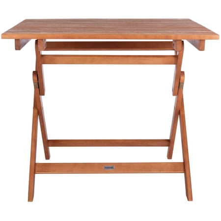 SAFAVIEH Outdoor Collection Kresler Folding Table, Natural