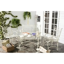 SAFAVIEH Outdoor Collection Leah 4-Piece Set Antique White