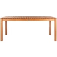 thumbnail image 1 of SAFAVIEH Outdoor Collection Marson Expandable Dining Table Natural, 1 of 10