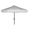thumbnail image 1 of Safavieh PAT8008A Collection Milan Fringe 98.82" White Solid Print Octagon Tilting, UV Resistant, 1 of 7