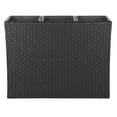 thumbnail image 1 of Safavieh Outdoor Collection 34 in x 27 in x 13 in 3-Tiers Black Fabric Transitional Flowers Plant Rack, 1 of 11