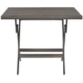 thumbnail image 1 of SAFAVIEH Outdoor Collection Samana Square Folding Table, Brown, 1 of 6