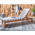 thumbnail image 1 of SAFAVIEH Outdoor Collection Solano Chaise Sunlounger Natural/Grey, 1 of 7
