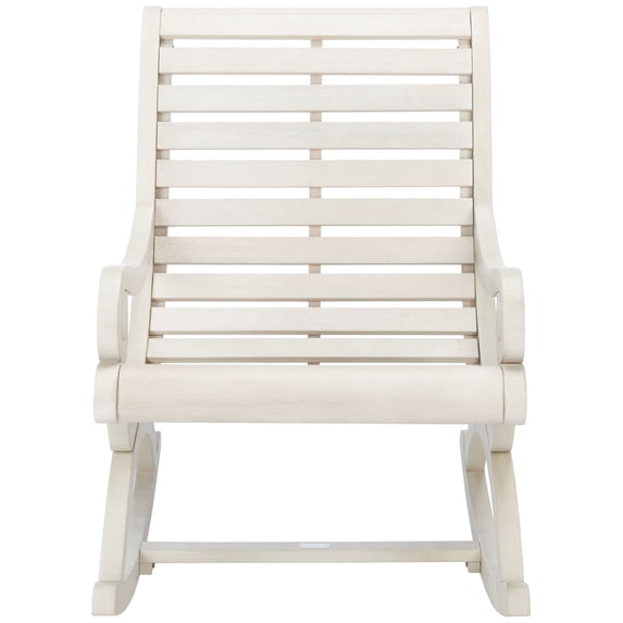 SAFAVIEH Outdoor Collection Sonora Rocking Chair White