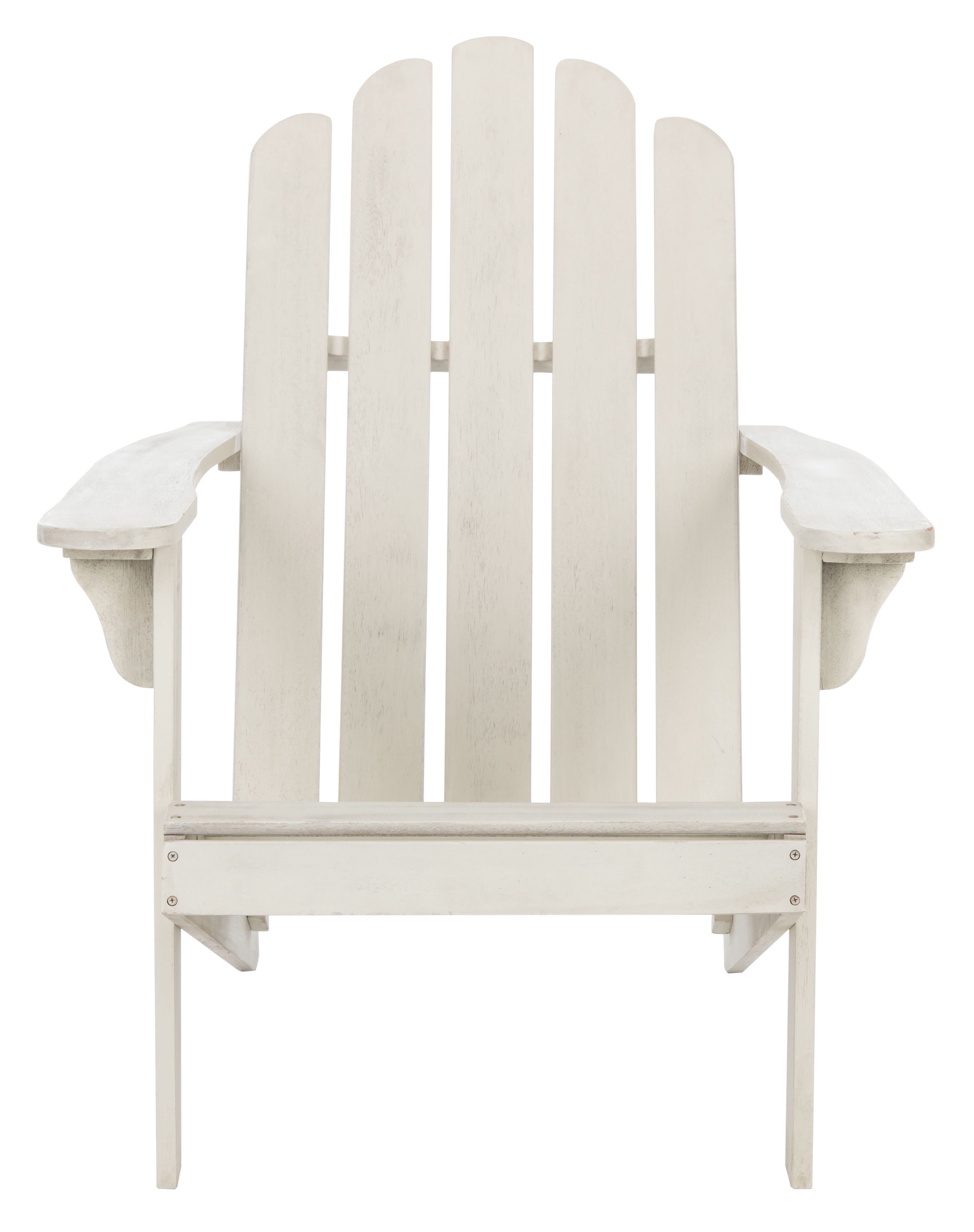 SAFAVIEH Outdoor Collection Topher Adirondack Chair White