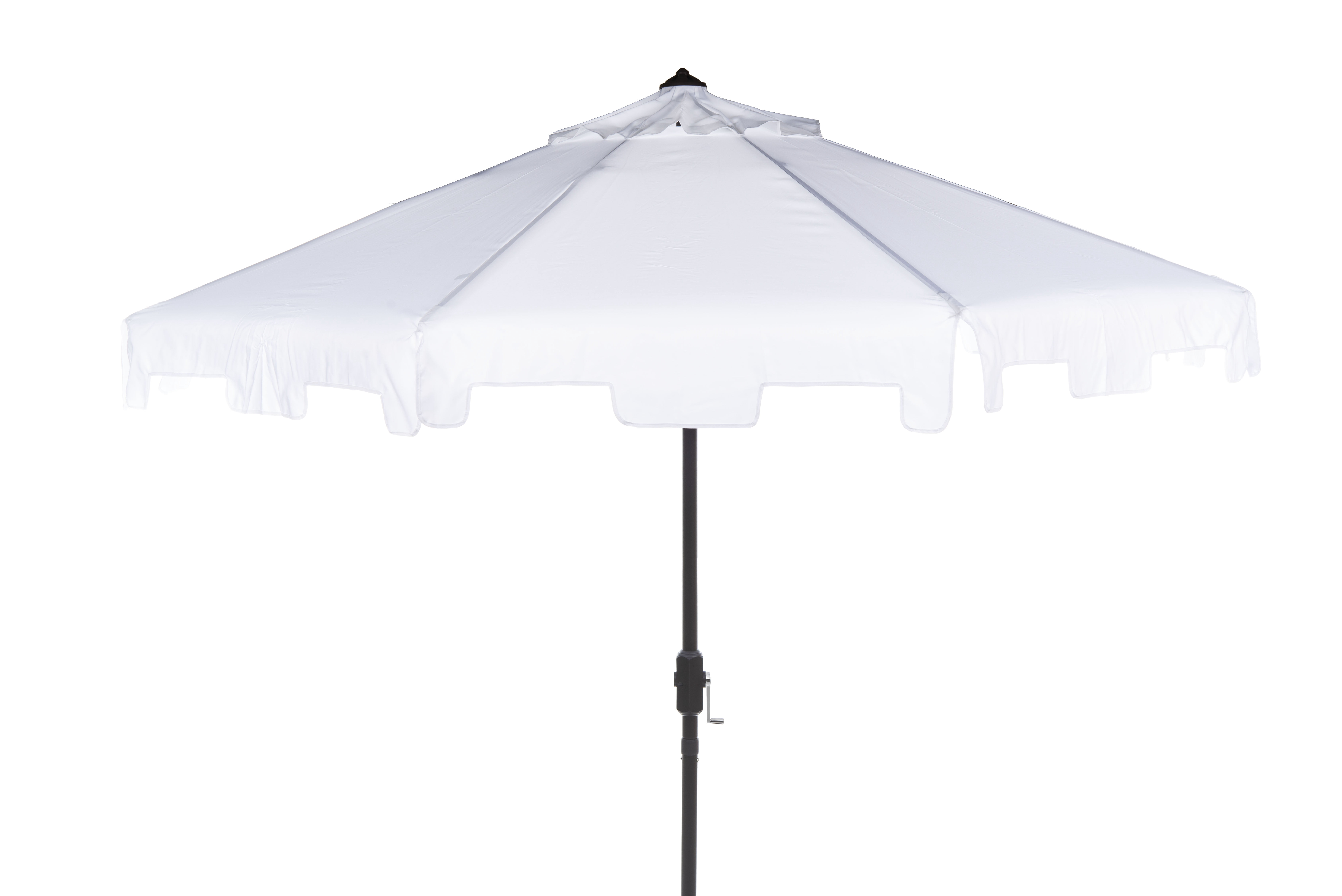 Safavieh Zimmerman 9 ft. Aluminum Auto Tilt Crank Patio Umbrella