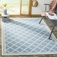 thumbnail image 1 of Safavieh Linden Danny Geometric Indoor/Outdoor Area Rug, Blue/Creme, 6'7" x 6'7" Square, 1 of 8