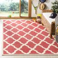 thumbnail image 1 of Safavieh Linden Gamal Geometric Indoor/Outdoor Area Rug, Red/Creme, 8' x 10', 1 of 8