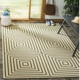 thumbnail image 1 of Safavieh Linden Amelia Geometric Indoor/Outdoor Area Rug, Cream/Green, 8' x 10', 1 of 8