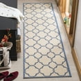 thumbnail image 1 of Safavieh Linden Ognena Geometric Indoor/Outdoor Runner Rug, Cream/Blue, 2'2" x 8', 1 of 8