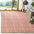 thumbnail image 1 of Safavieh Linden Derbhile Geometric Indoor/Outdoor Area Rug, Red/Creme, 8' x 10', 1 of 8
