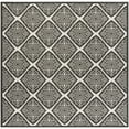 thumbnail image 1 of SAFAVIEH Linden Franco Geometric Indoor/Outdoor Area Rug, Light Grey/Charcoal, 6'7" x 6'7" Square, 1 of 8