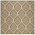 thumbnail image 1 of SAFAVIEH Linden Bryony Geometric Indoor/Outdoor Area Rug, Cream/Beige, 6'7" x 6'7" Square, 1 of 8