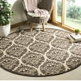 thumbnail image 1 of SAFAVIEH Outdoor LND135U Linden Collection Creme / Brown Rug, 1 of 5