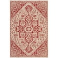 thumbnail image 1 of SAFAVIEH Outdoor LND138Q Linden Collection Red / Creme Rug, 1 of 10
