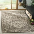thumbnail image 1 of SAFAVIEH Outdoor LND139U Linden Collection Creme / Brown Rug, 1 of 7