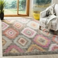 thumbnail image 1 of SAFAVIEH Outdoor MTG212F Montage Collection Grey / Multi Rug, 1 of 8