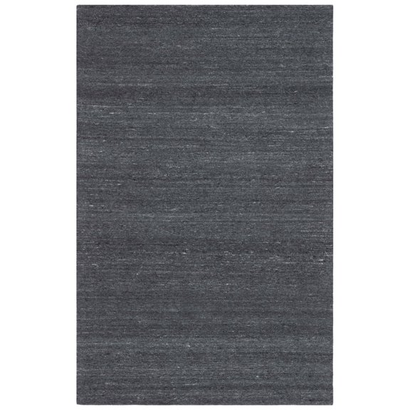 SAFAVIEH Outdoor Micro-Loop Garrett Solid Indoor/Outdoor Area Rug, Dark Grey, 8' x 10'