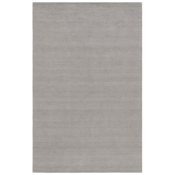 SAFAVIEH Outdoor Micro-Loop Garrett Solid Indoor/Outdoor Area Rug, Grey, 6' x 9'