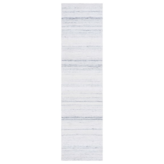 SAFAVIEH Outdoor Micro-Loop Garrett Solid Indoor/Outdoor Runner Rug, Ivory, 2'3" x 9'
