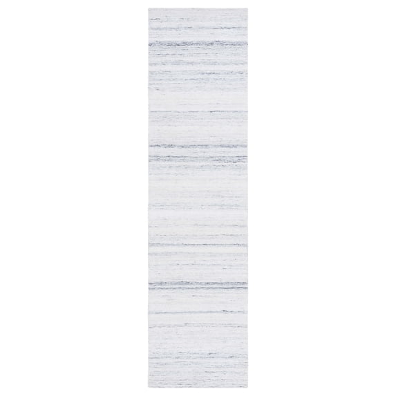 SAFAVIEH Outdoor Micro-Loop Garrett Solid Indoor/Outdoor Runner Rug, Ivory, 2'3" x 9'