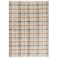 thumbnail image 1 of SAFAVIEH Oxford Plaids Paylynn Plaid Area Rug, Beige/Green, 5'3" x 7'6", 1 of 11