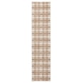 thumbnail image 1 of SAFAVIEH Oxford Plaids Paylynn Plaid Runner Rug, Beige/Brown, 2' x 8', 1 of 10