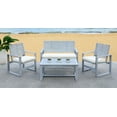 thumbnail image 1 of SAFAVIEH Ozark Outdoor Patio 4 Piece Conversation Set, Grey Wash, 1 of 7