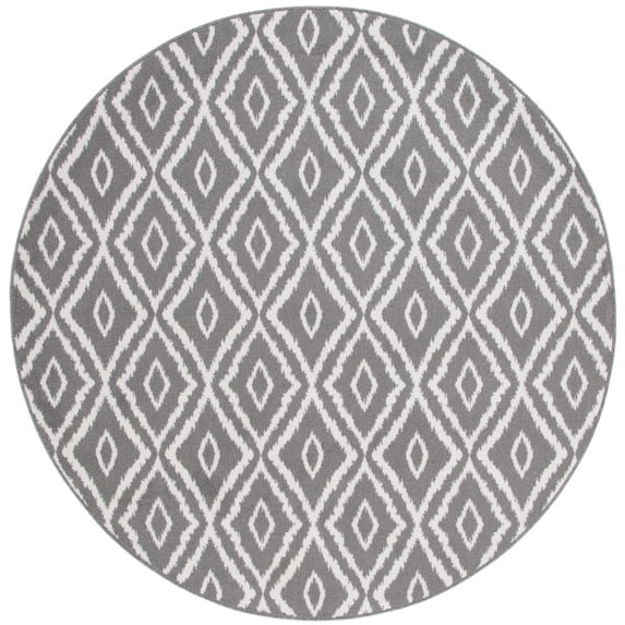 SAFAVIEH PYR219G Pyramid Charcoal / Ivory