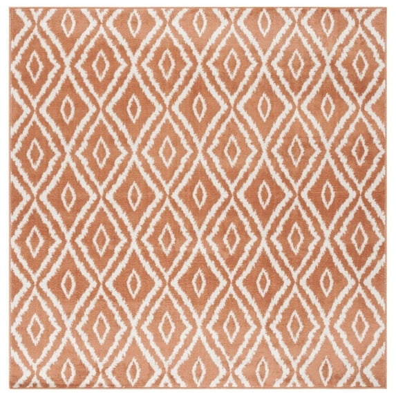 SAFAVIEH PYR219P Pyramid Rust / Ivory