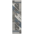 thumbnail image 1 of SAFAVIEH Pyramid Aubrey Geometric Runner Rug, Grey/Blue Ivory, 2'2" x 8', 1 of 6