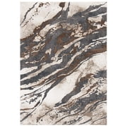 SAFAVIEH Pacific Nick Abstract Area Rug, Dark Grey/Beige, 2' x 3'
