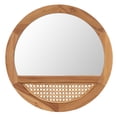 thumbnail image 1 of SAFAVIEH Padma 17.5 in. Solid Frame Mirror, Natural, 1 of 5