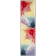 thumbnail image 1 of SAFAVIEH Paint Brush Barclay Novelty Machine Washable Runner Rug, Fuchsia/Yellow, 2'2" x 6', 1 of 6