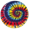 thumbnail image 1 of SAFAVIEH Paint Brush Lawanda Abstract Machine Washable Area Rug, Fuchsia/Yellow, 6'7" x 6'7" Round, 1 of 6