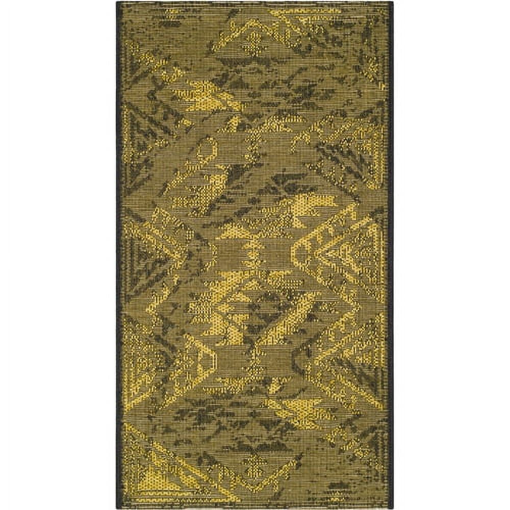 Palazzo 4' x 6' Black Synthetic Flat Woven Handmade Rug