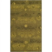 SAFAVIEH Palazzo Auran Euro style Area Rug, Black/Green, 2' x 3'6"
