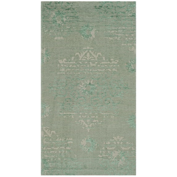 SAFAVIEH Palazzo Auran Euro style Area Rug, Light Green/Light Grey, 2' x 3'6"