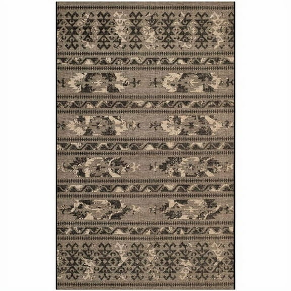 SAFAVIEH Palazzo Collection PAL125-56C2 Black / Beige Rug
