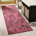 thumbnail image 1 of SAFAVIEH Palazzo Collection PAL128-9033 Fuchsia/Black Rug, 1 of 7