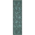 thumbnail image 1 of SAFAVIEH Palazzo Ernesto Euro style Runner Rug, Black/Turquoise, 2' x 7'3", 1 of 4