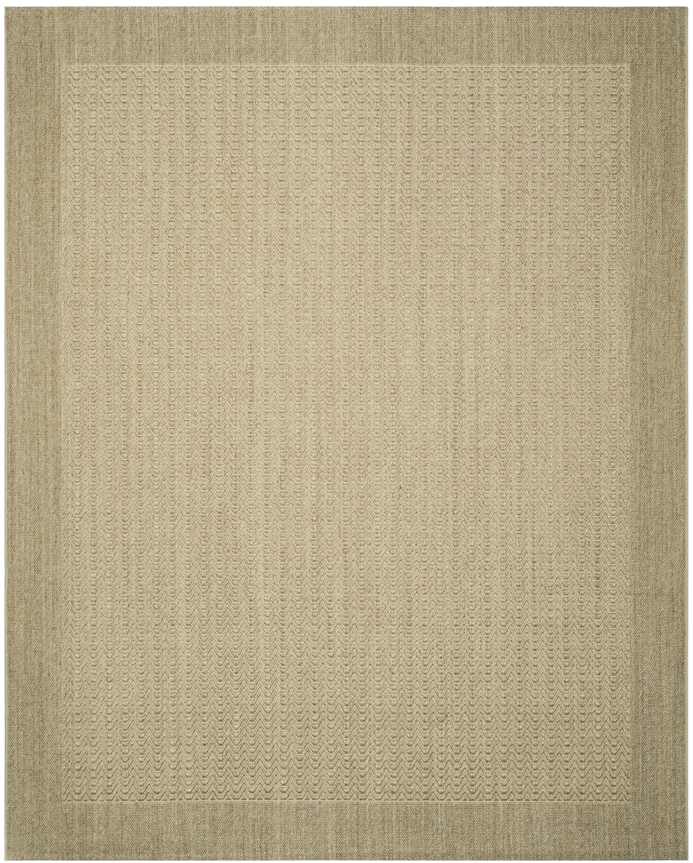 SAFAVIEH Palm Beach Adalyn Geometric Area Rug, Desert Sand, 8' x 10'